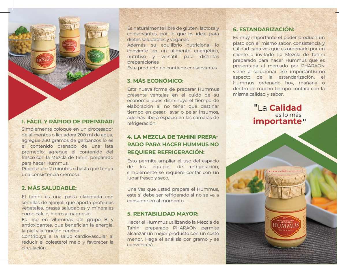 Mezcla de Tahini para preparar Hummus 180 g - Image 2