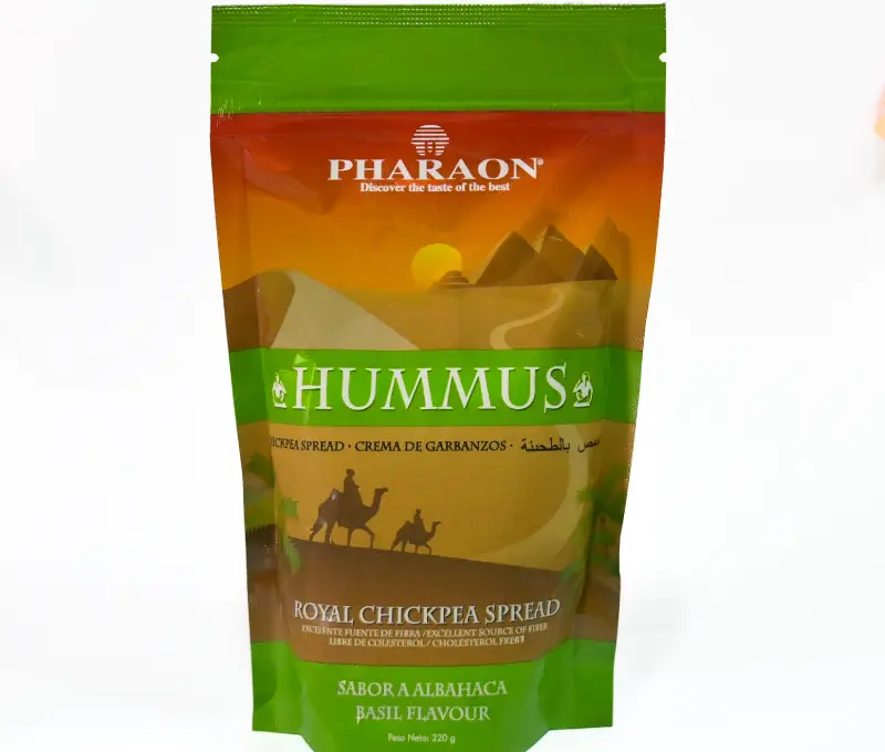 Hummus con Albahaca Doy Pack 220 g (2 Unidades)