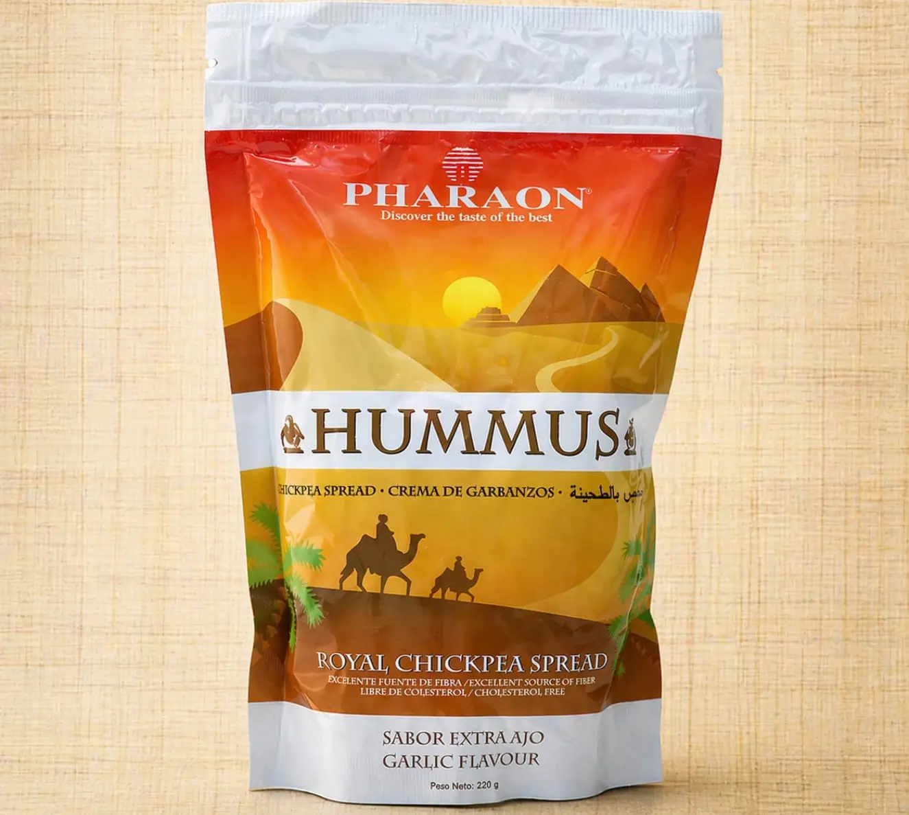 Hummus con Extra Ajo Doy Pack 220 g (2 Unidades)