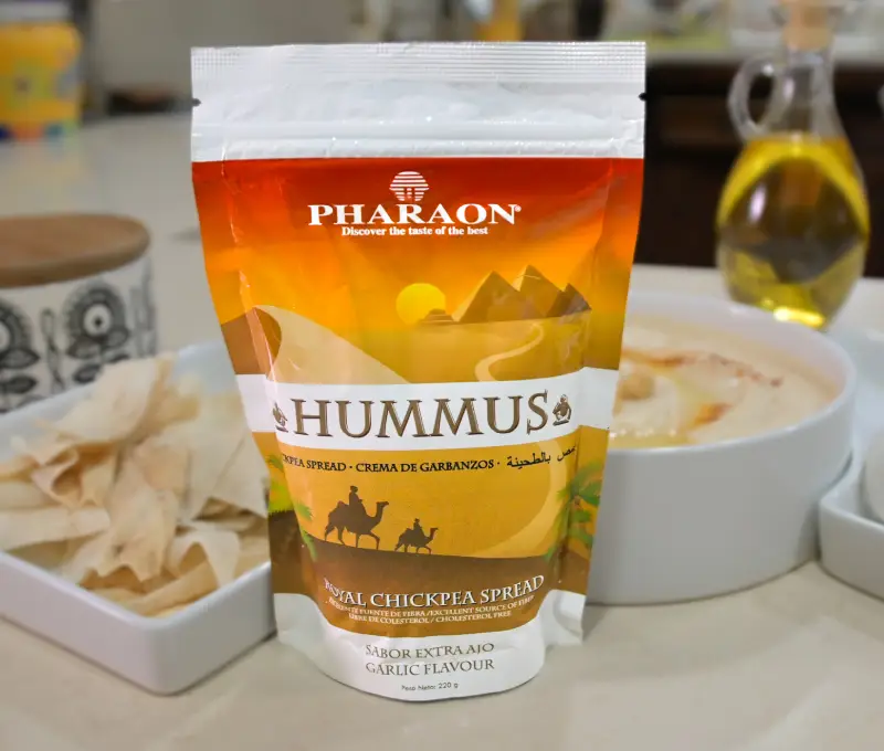 Hummus con Extra Ajo Doy Pack 220 g (2 Unidades)